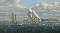 Castle Hill, studio: Schooner Yacht Sachem, 1900