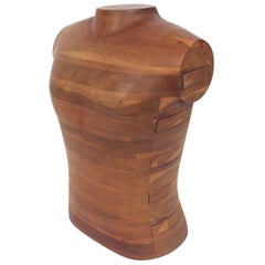 Vintage Richard Lutes American Craft "Torso" Jewelry Box