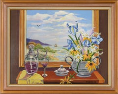 "Here and There" - 2003 Original Impressionist Oil on Masonite