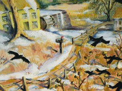 "Mud Season" - Original Oil on Masonite