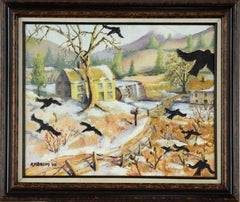 "Mud Season" - Original Oil on Masonite