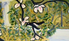 "Tre uccelli" - Olio originale su masonite