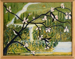 "Three Birds" - Original Oil on Masonite
