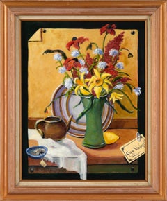 "Quo Vadis" Trompe l'Oeil Still Life in Acrylic on Masonite