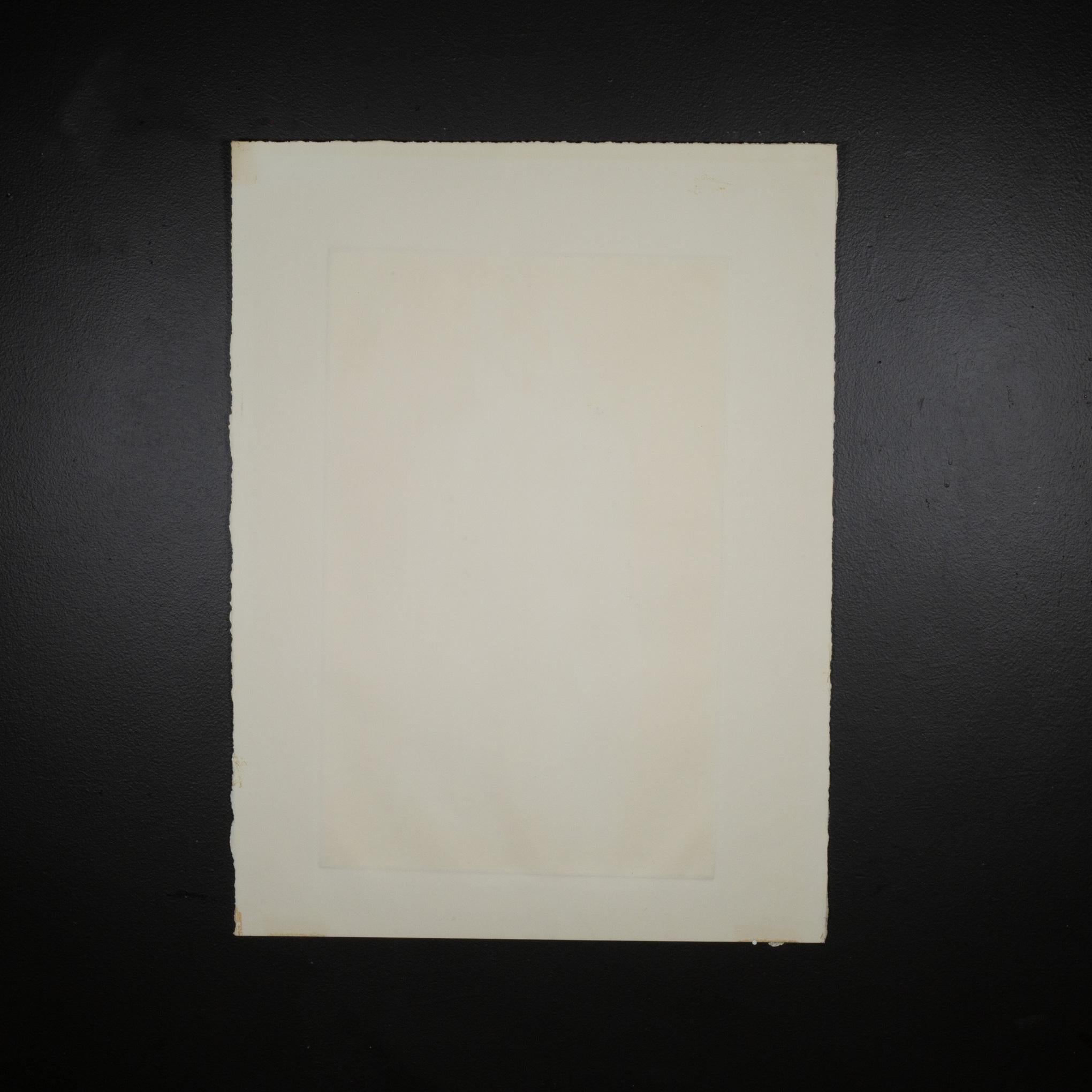 ÜBER

Richard M. Bennett Lithografie mit dem Titel Departure, limitierte Auflage auf Velin, vom Künstler signiert und mit Bleistift nummeriert 5/50. Die Beschreibung auf dem Passepartout lautet: 