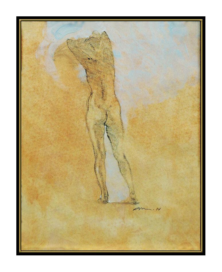 Richard MacDonald Original Oil Painting Signed Nude Female Bronze Sculpture Art For Sale 1