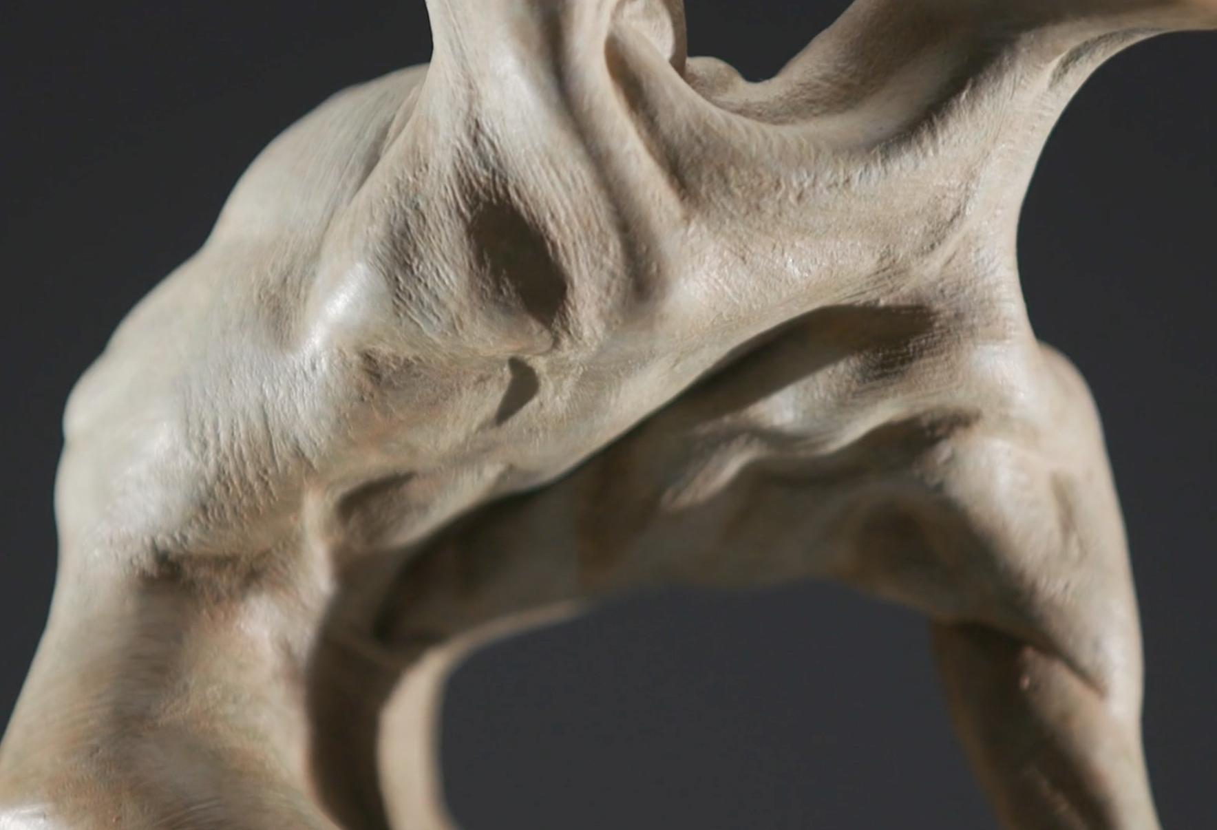 Allonge, weibliche Figur, Atelier im Angebot 1