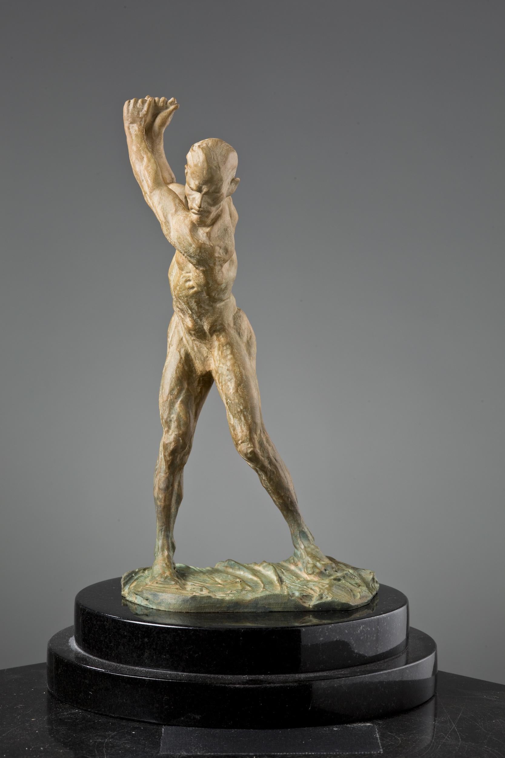 Richard MacDonald Figurative Sculpture – Anatomie eines Golfers I, Atelier 