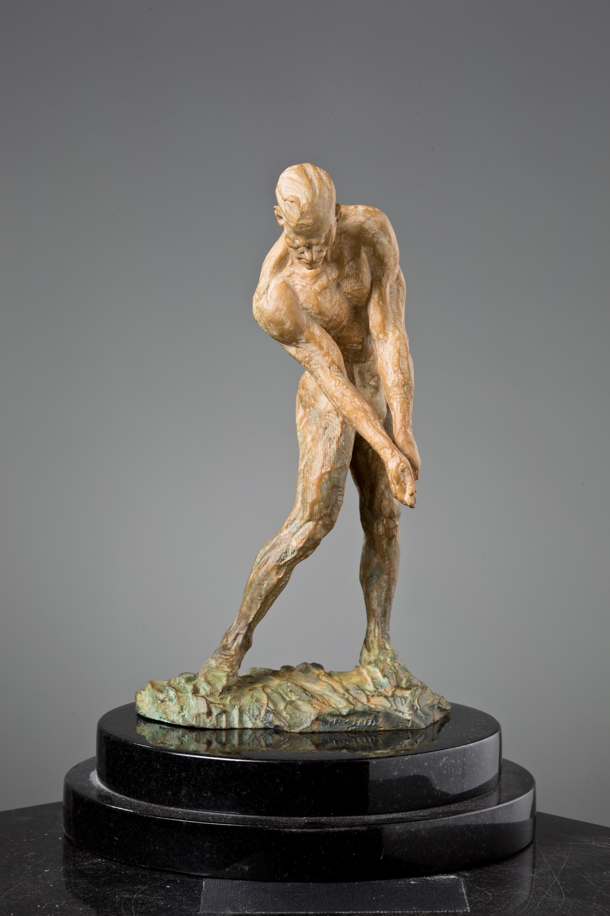 Richard MacDonald Figurative Sculpture – Anatomie eines Golfers III, Atelier 