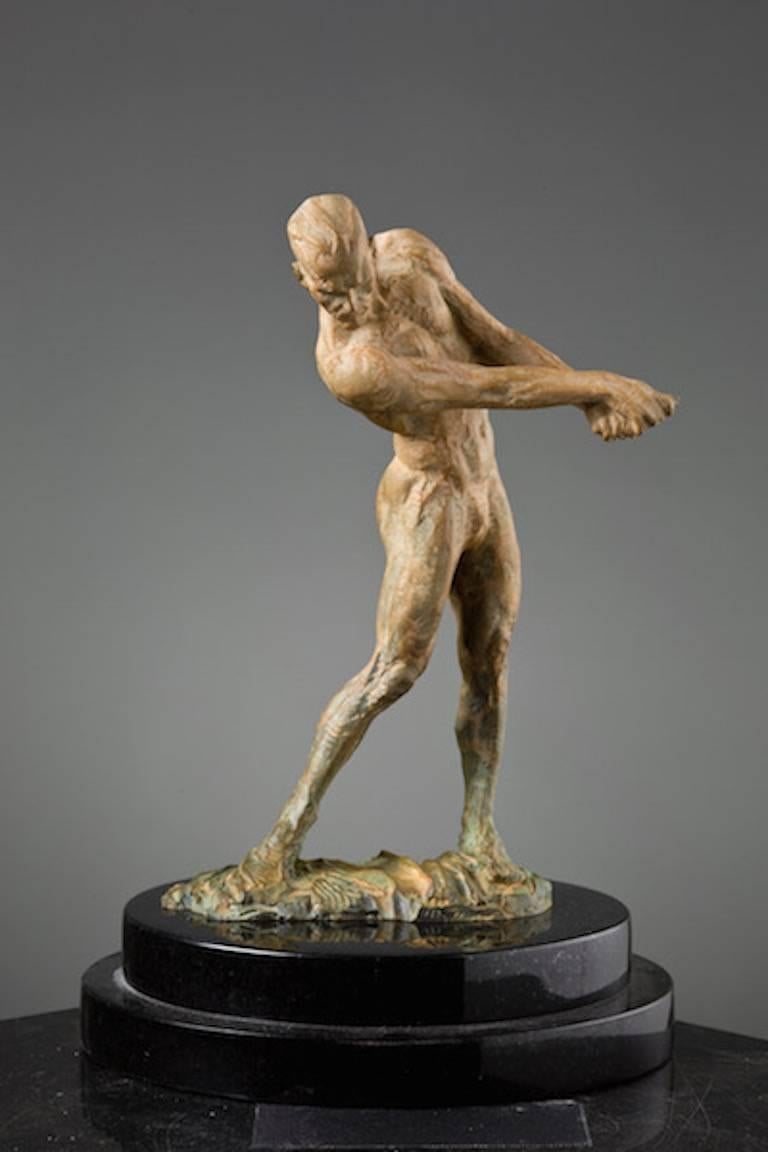 Figurative Sculpture Richard MacDonald - Anatomy of a Golfer IV (Anatomie d'un golfeur) 