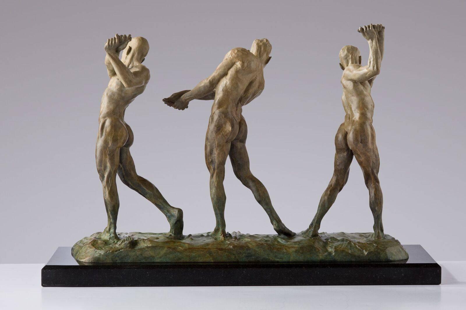 Anatomy of Golf, I, IV and V, Atelier - Sculpture by Richard MacDonald