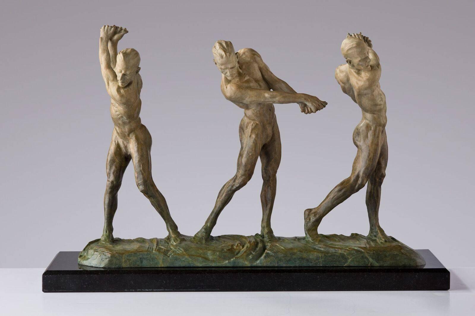 Anatomy of Golf, I, IV and V, Atelier - Contemporary Sculpture by Richard MacDonald