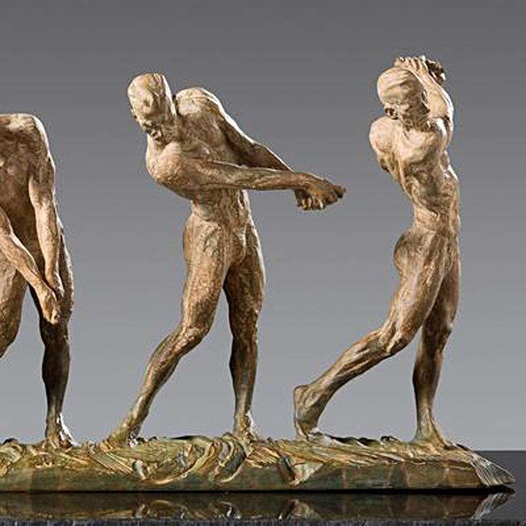 Anatomy of Golf I-V, Atelier - Contemporary Sculpture by Richard MacDonald