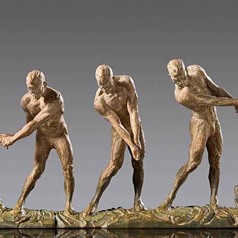 Anatomy of Golf I-V, Atelier - Contemporary Sculpture by Richard MacDonald