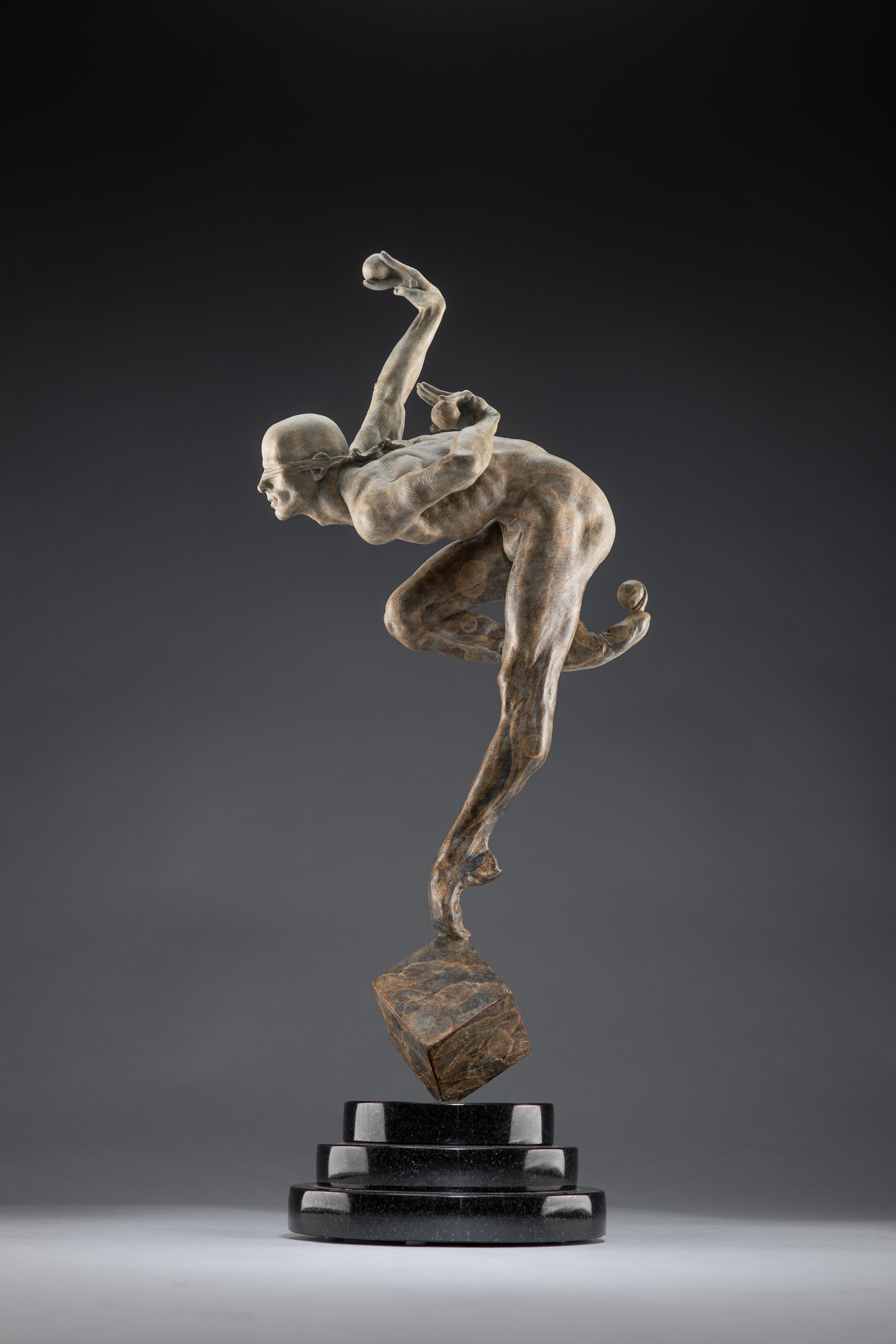 Richard MacDonald Figurative Sculpture - Blind Faith, Atelier