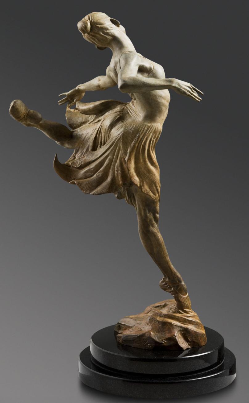Tänzer des Traums, Atelier – Sculpture von Richard MacDonald