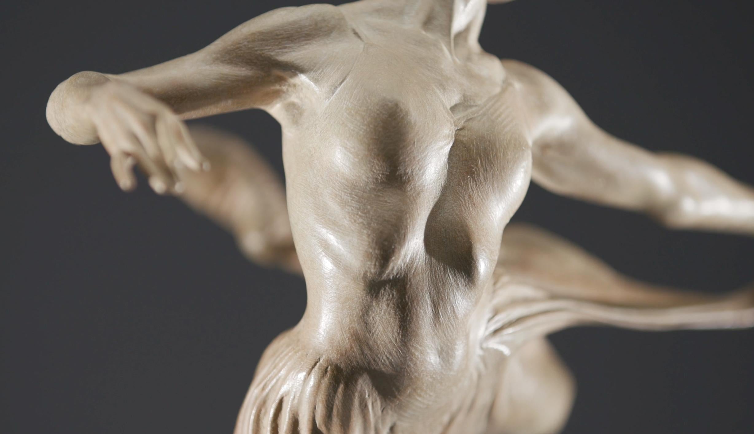 Dance the Dream, Atelier - Gold Figurative Sculpture by Richard MacDonald
