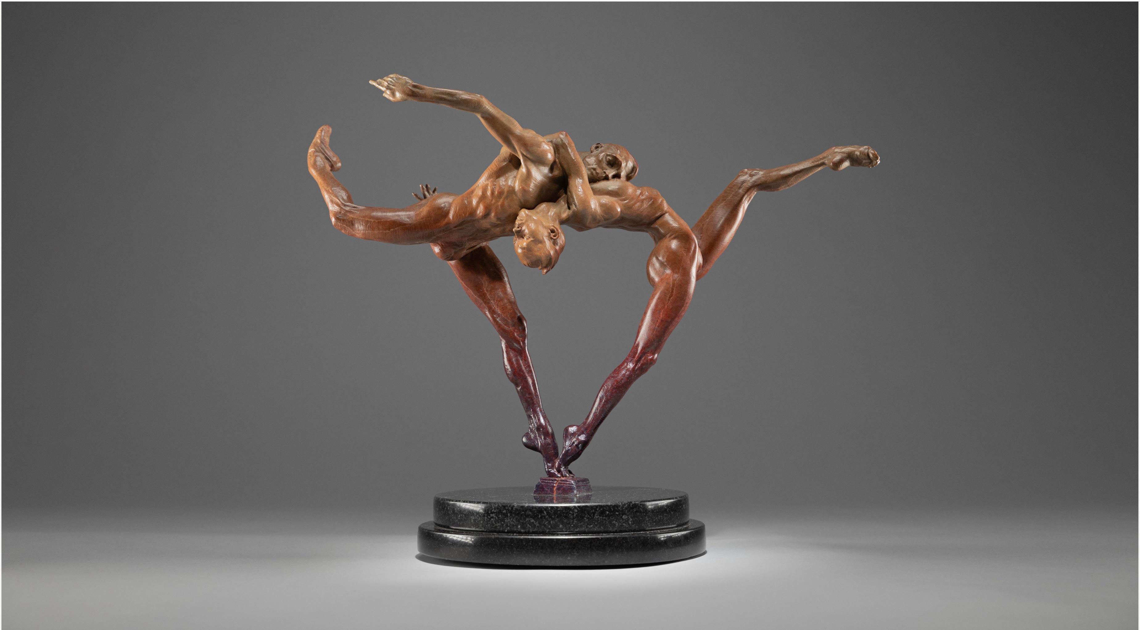 Figurative Sculpture di Richard MacDonald - Danza in Paradiso, Atelier A
