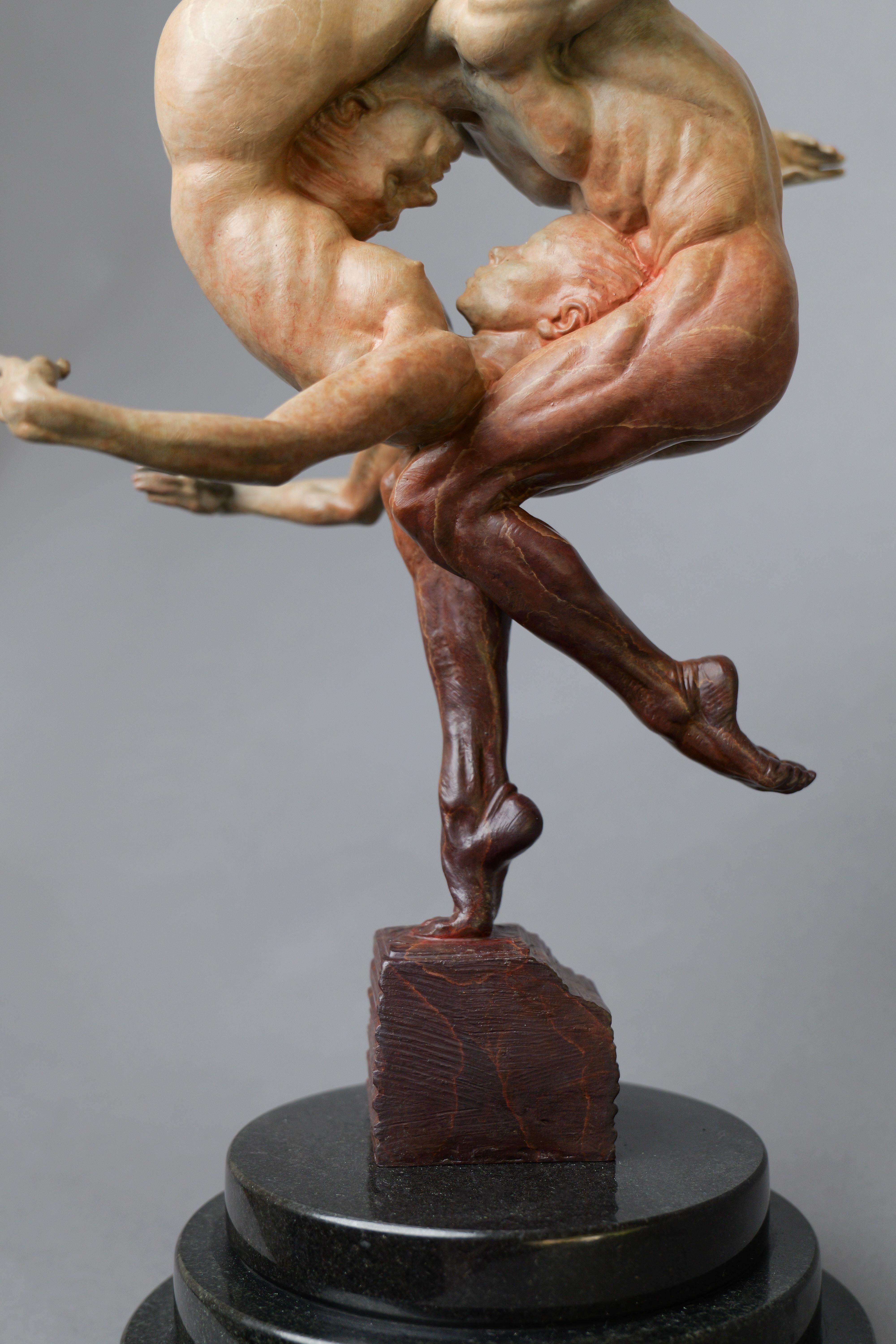 Richard MacDonald’s sculpture Duality, Atelier, originally introduced to collectors under the working title of Yin and Yang II, represents a principle that is fundamental to art from all time periods and cultures—it is the timeless paradox that