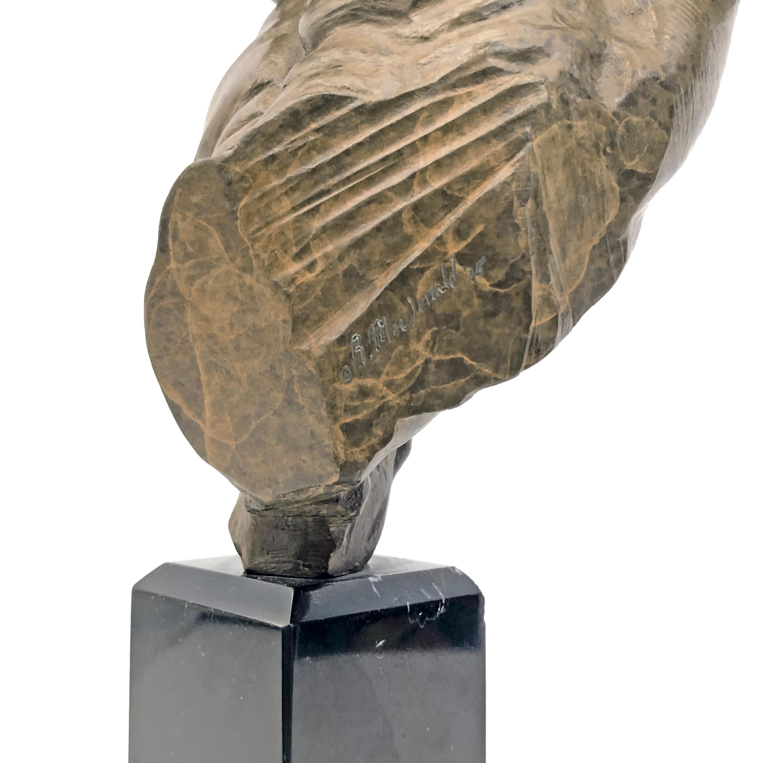 Gimnasta (busto),  Escultura de bronce en venta 1