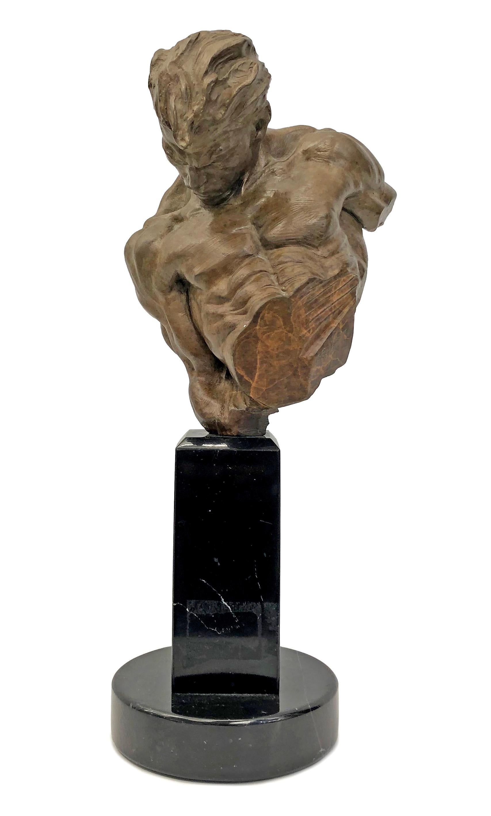 Ginnasta (busto),  Scultura in bronzo