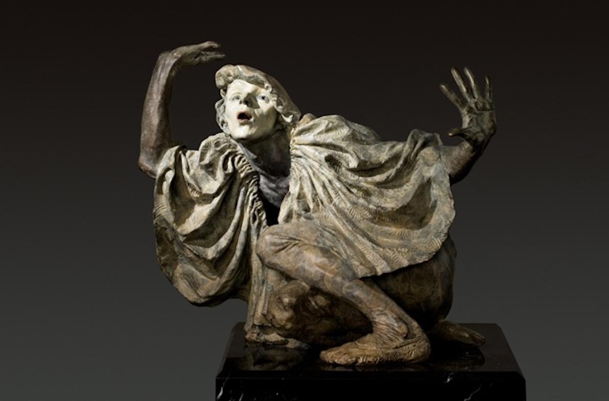 Richard MacDonald Figurative Sculpture – Jacques Jacques, halbes Leben