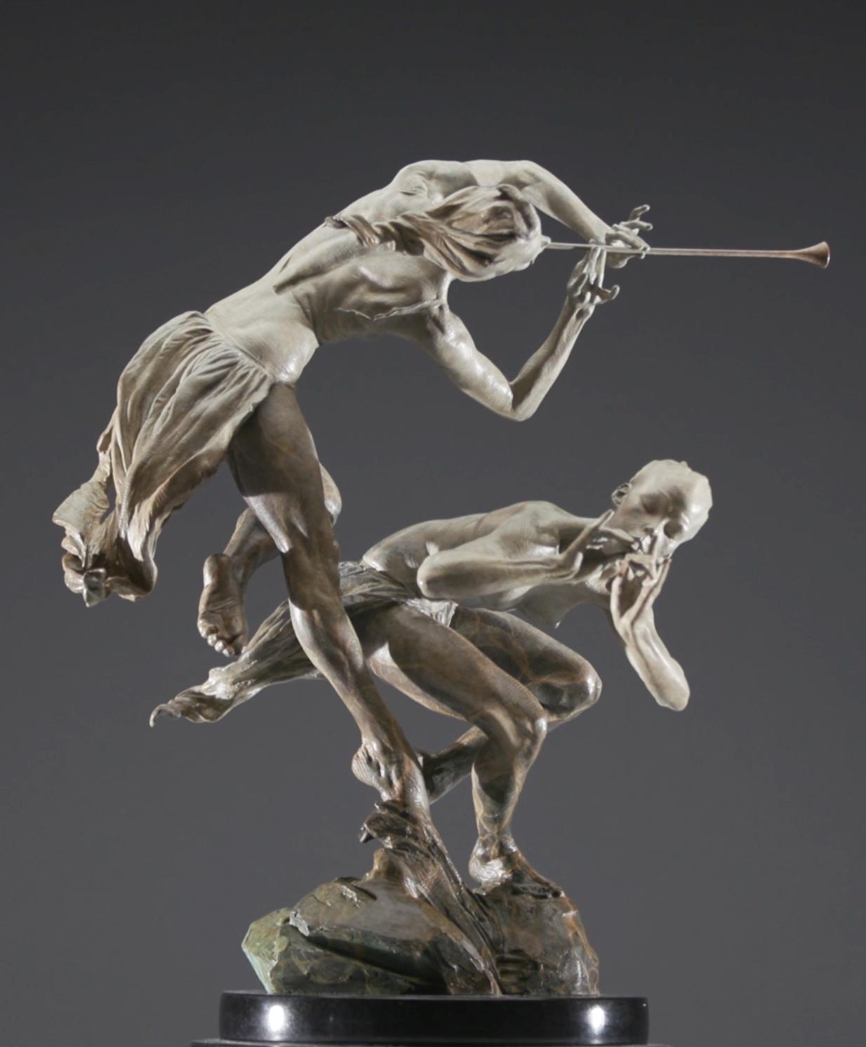 Richard MacDonald Figurative Sculpture - Joie de Femme, Atelier