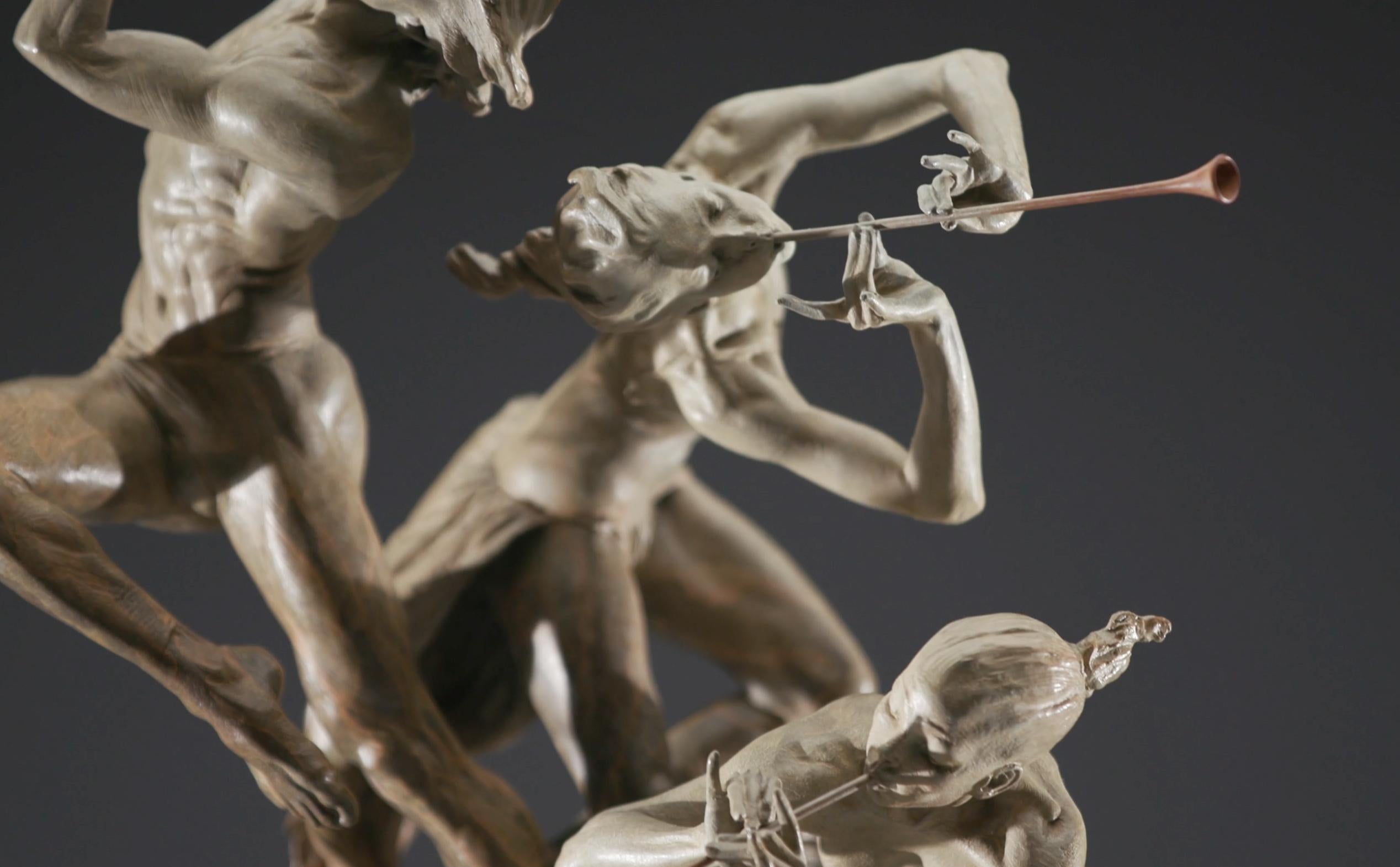 Joie de Vivre, Atelier - Sculpture by Richard MacDonald