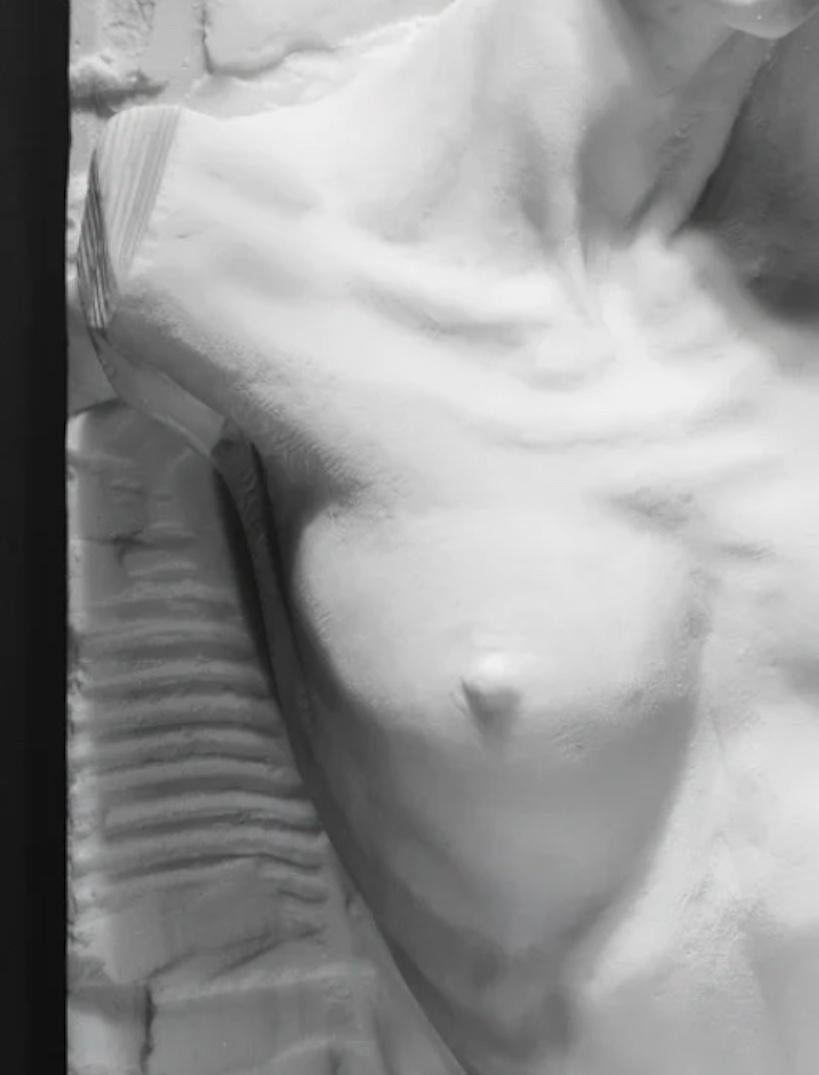 Joy Fragment, Marble Dust, Resin - Sculpture by Richard MacDonald