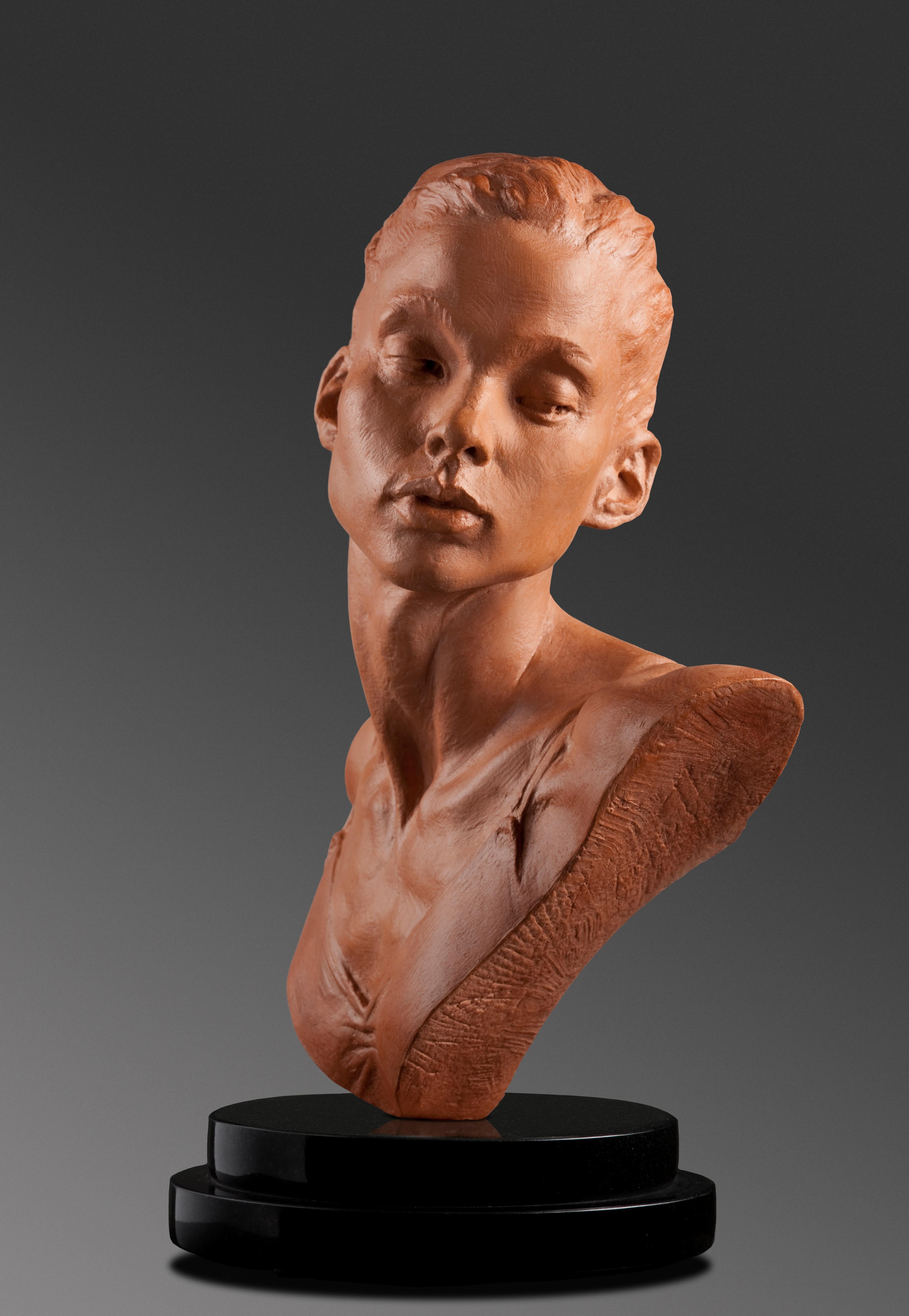 Katherine Bust, Atelier, Terracotta For Sale 2