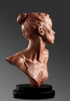 Katherine Bust Atelier Terracotta Sculpture, Contemporary 21st Century