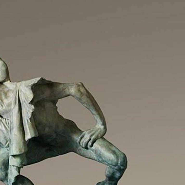 La Fuite du Temps, Atelier - Contemporain Sculpture par Richard MacDonald
