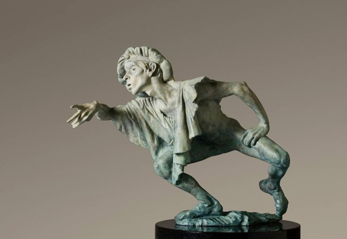Richard MacDonald Figurative Sculpture - La Fuite du Temps, Atelier