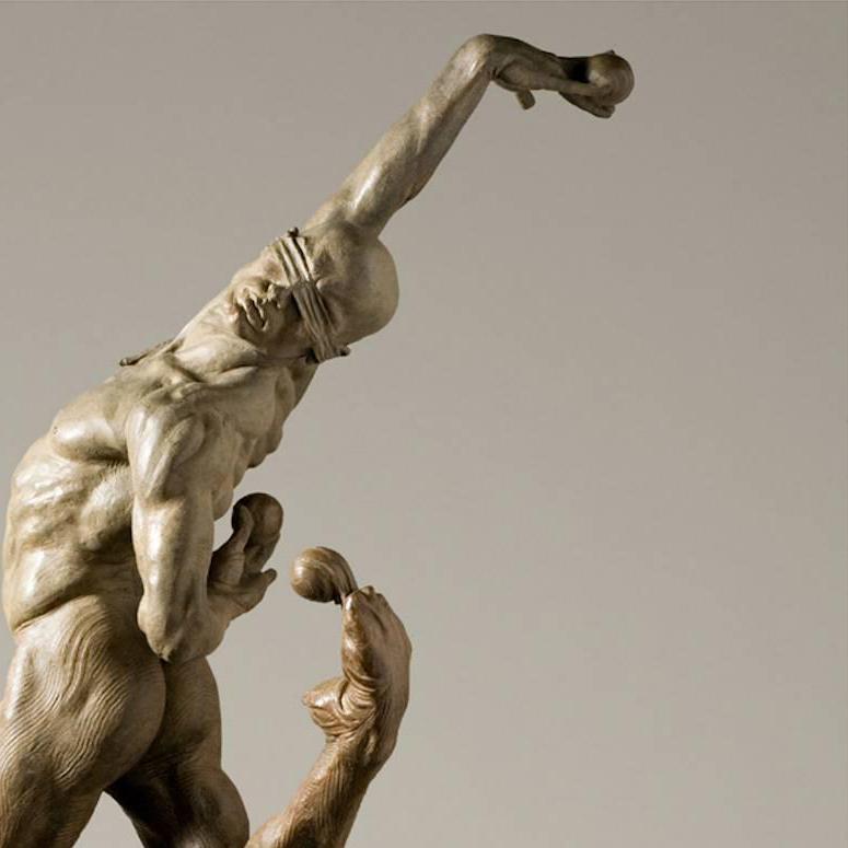 Leap of Faith, Atelier - Sculpture by Richard MacDonald