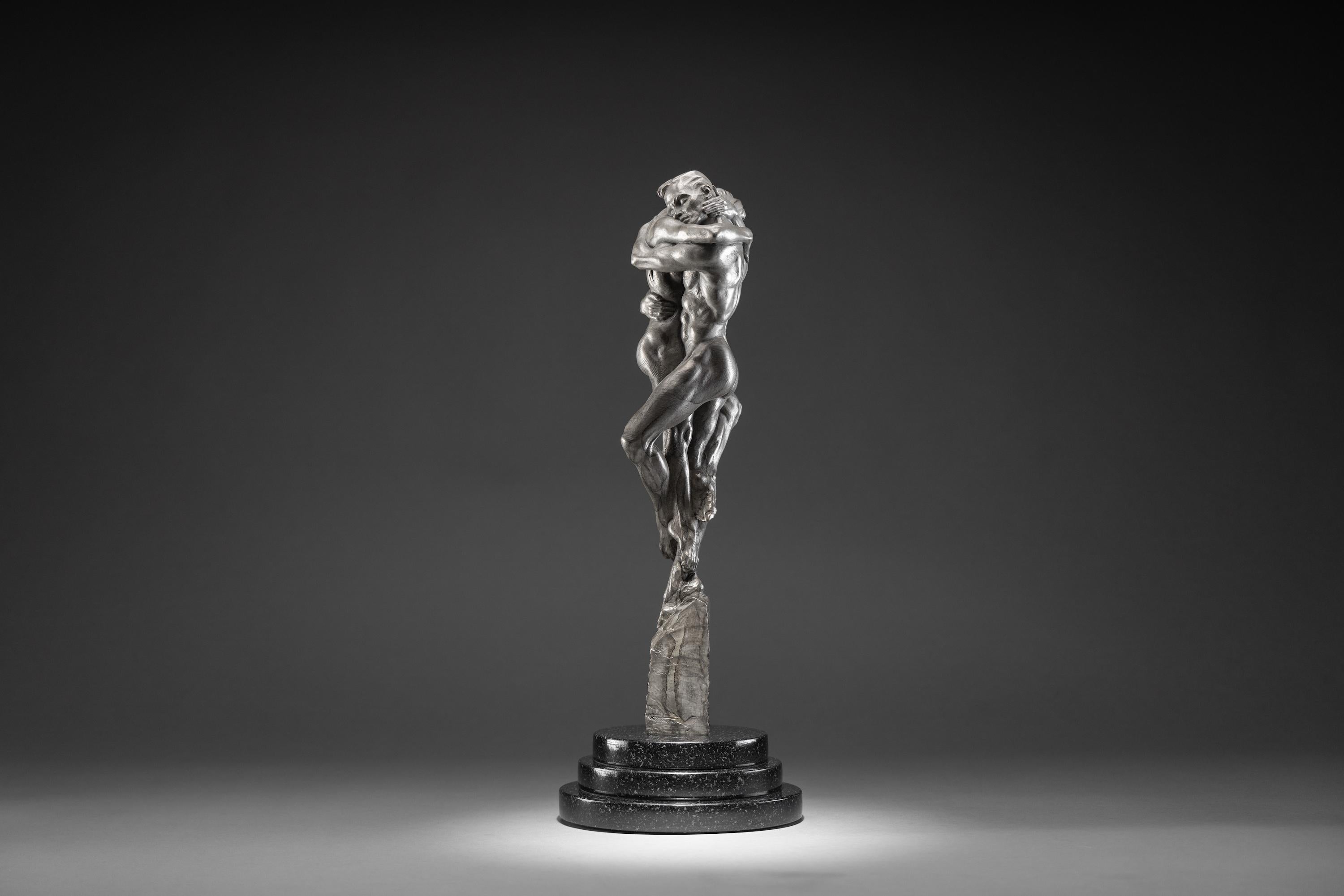 Orígenes, Atelier A, Platino - Sculpture de Richard MacDonald