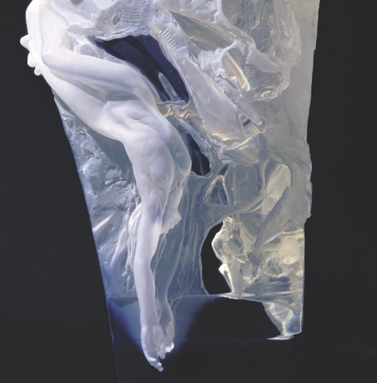 Orpheo, Lucite - Contemporary Sculpture by Richard MacDonald