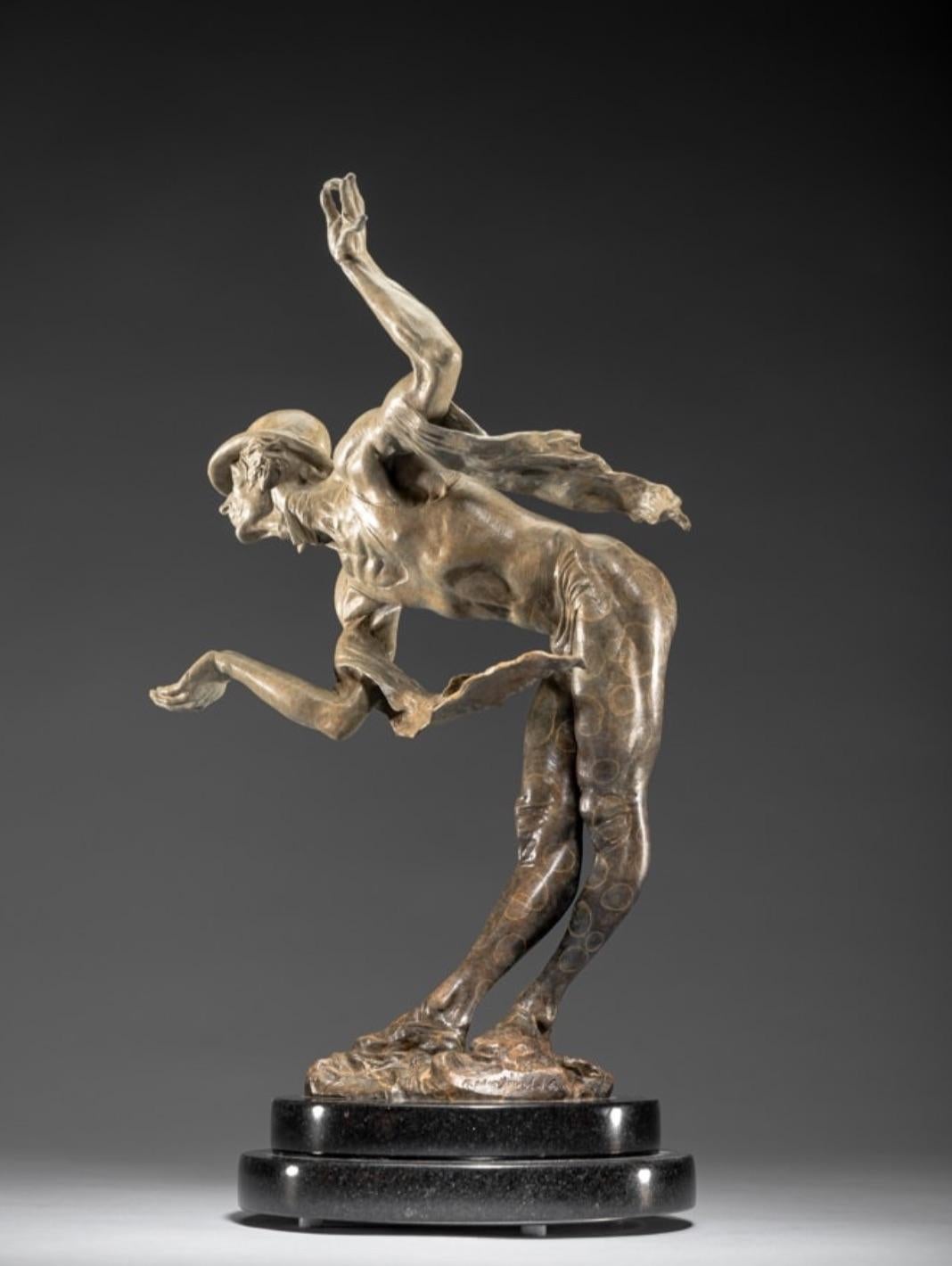 Richard MacDonald Figurative Sculpture – RAIN, Atelier