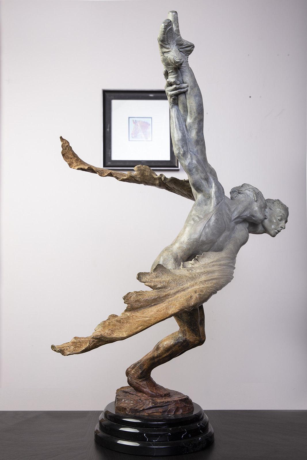 Richard MacDonald 1/2 Life Doves Bronze Fine Art Figurative Sculpture For Sale 1