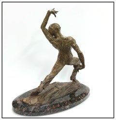 Richard MacDonald Bronze Sculpture Braceo Flamenco Signed Music Ballet Dance Art