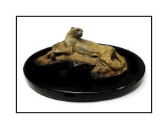 Richard MacDonald Cheetah Study Bronze Sculpture Original Animal Signed Artwork