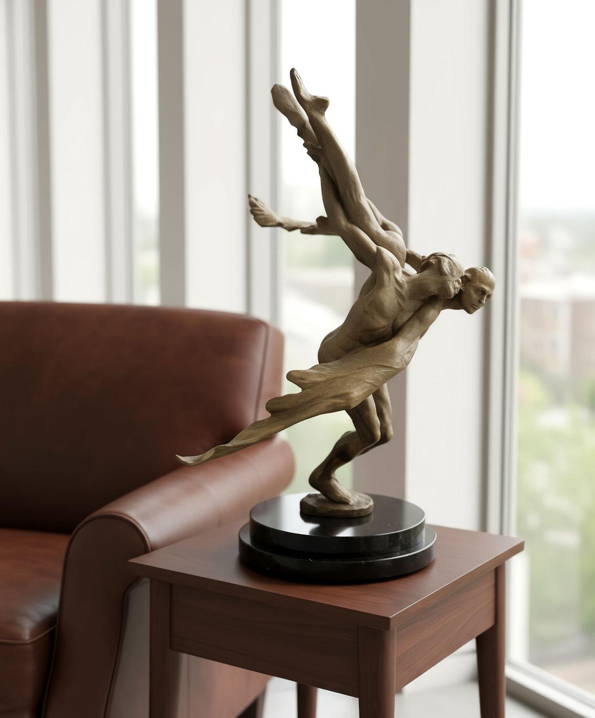 Artist: Richard MacDonald
Title: Doves, Atelier
Medium: Bronze Sculpture
Year: 2013
Size: 17.75" x 12" x 12"
Inscription: Signed on Base
Edition: 446/950
Condition: Very good quality

Richard MacDonald's iconic "Doves" bronze sculpture exemplifies