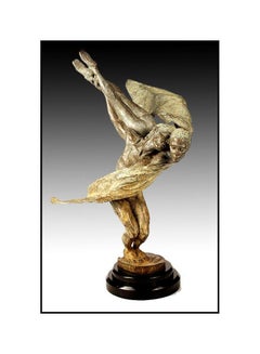 Vintage Richard MacDonald Doves Original Bronze Sculpture Signed Circue du Soleil Art