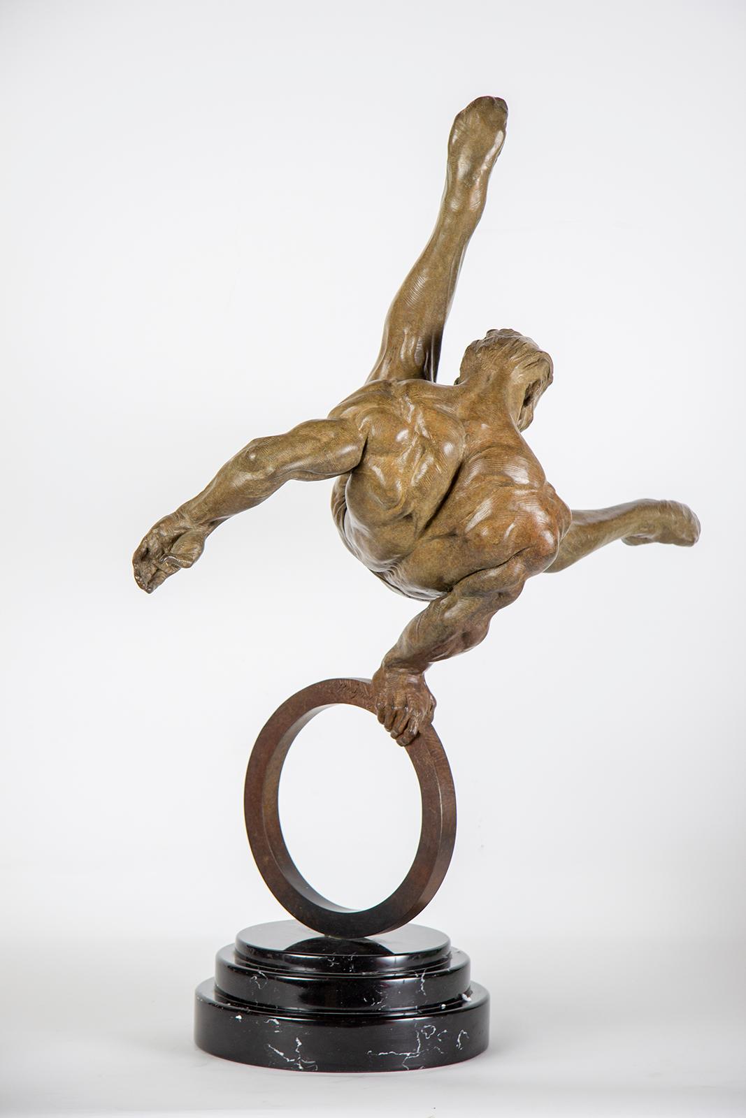 Richard MacDonald Gymnast Flair 1/3 life Fine Art Sculpture Icon For Sale 1