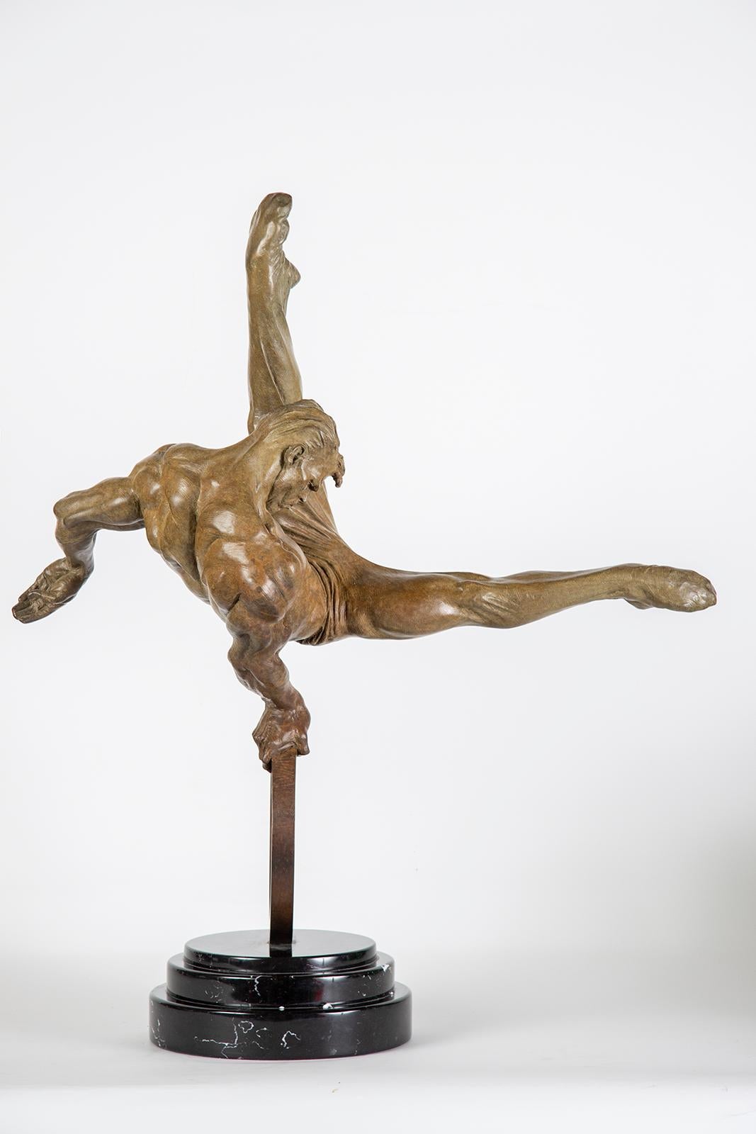 Richard MacDonald Gymnast Flair 1/3 life Fine Art Sculpture Icon For Sale 3
