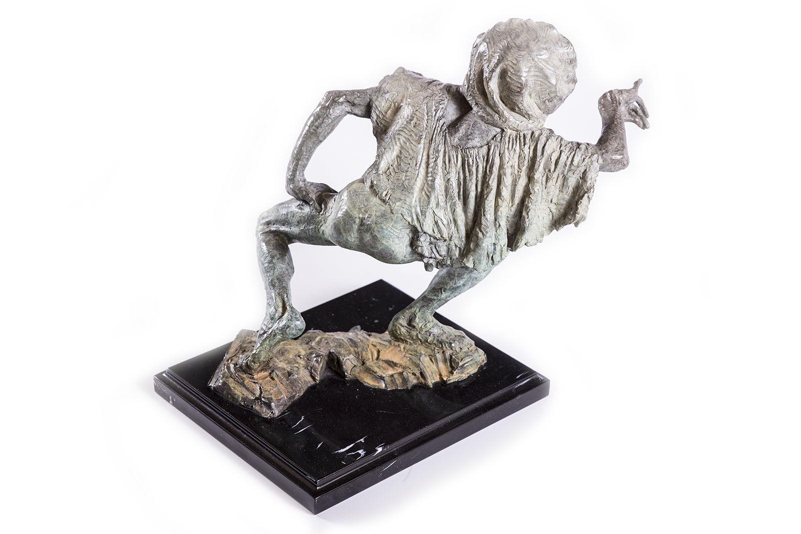 Richard Macdonald La Fuite du Temps Bronze Sculpture Signed Limited Ed.  For Sale 2