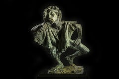 Vintage Richard Macdonald La Fuite du Temps Bronze Sculpture Signed Limited Ed. 