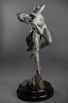 Richard MacDonald Large 1/2 life Trumpeter "Draped" Bronze Signed Limited Sculpt