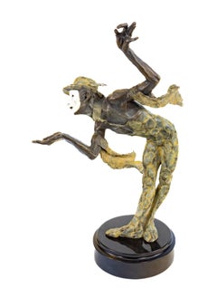 Richard MacDonald Rain II Signierte 19-Zoll-Bronze-Skulptur Ausgabe von 85