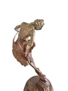 Richard MacDonald Red Dress Half Life 41” Signed Bronze Sculpture Edition of 90