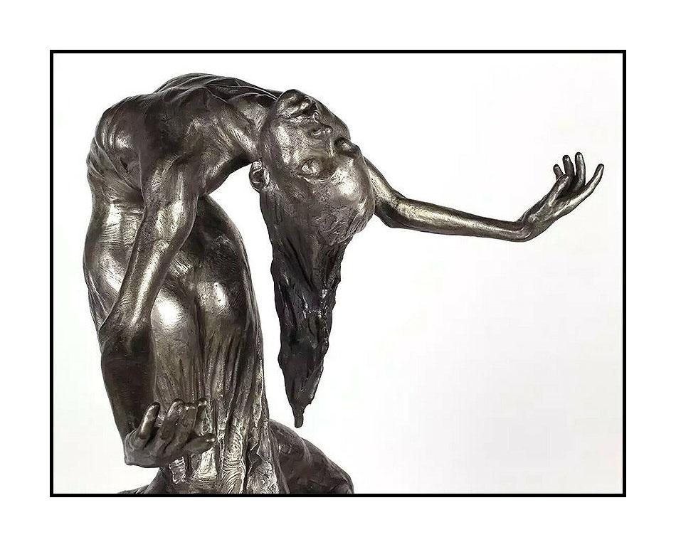 Richard MacDonald Romeo Juliet Large Bronze Sculpture Platinum Signed 1/3 Life For Sale 1